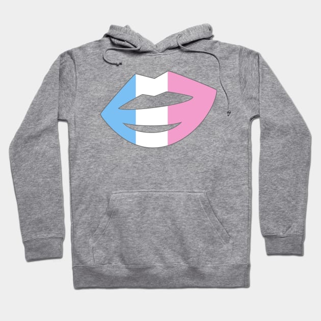 Trans Kiss Hoodie by ShinyPlasticRainbow